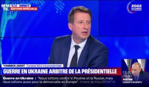 Yannick Jadot se dit choqué par le tutoiement entre Emmanuel Macron et Vladimir Poutine