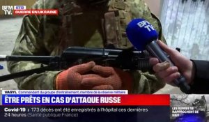 Guerre en Ukraine: des civils suivent des cours pour s'entraîner en cas d'attaque russe