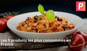 FOODCRUSH : Les 5 produits les plus consommés en France