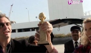 Exclu Vidéo: Jean Dujardin : " Alex, il est où le trophée ?"