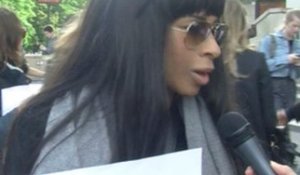 Exclu vidéo : Mya Frye engagée à la manifestation BringBackOurGirls "Si on doit se mobiliser pour quelque chose s'est bien pour cette cause !"