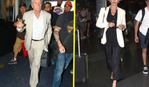Exclu Vidéo : Catherine Zeta-Jones et Michael Douglas : après les vacances Californiennes, retour à New York