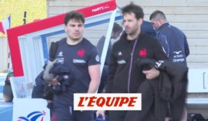 Dupont, touché au bras gauche, écourte son entraînement - Rugby - Tournoi - France