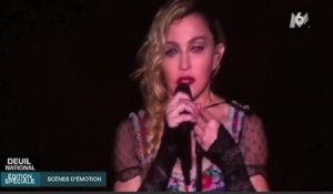 Le zapping du 16/11 : Madonna rend hommage aux victimes des attentats de Paris