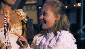 Alexia-Laroche Joubert et sa fille dans Boyard Land