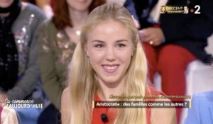 Ca commence aujourd'hui (France 2) - Une jeune aristocrate partage ses "bêtises"