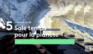 Sale temps pour la planète (france 5) Alpes, le défi climatique