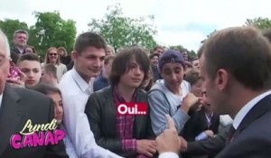 Zapping du 19/06 : Emmanuel Macron recadre un jeune qui l’a appelé "Manu"