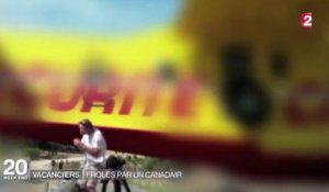 Zapping du 15/08 - Un touriste effleuré par un Canadair !