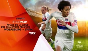 Football féminin - finale champions league - WOLFSBURG - Lyon - tfx - 24 05 18