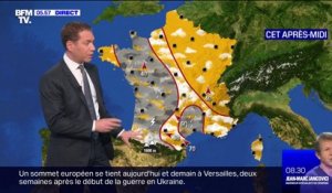 Une France coupée en deux ce jeudi: de la pluie à l'Ouest et du soleil à l'Est