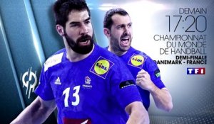 Handball : Danemark-France (TF1) La demi-finale des championnats du Monde