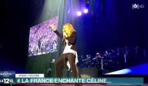 Le zapping du 05/07 : En plein concert Céline Dion soutient les Bleus !