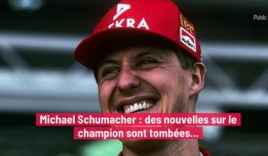 Michael Schumacher : des nouvelles sur le champion sont tombées...