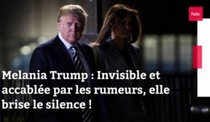 Melania Trump : Invisible et accablée par les rumeurs, elle brise le silence !