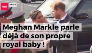 Meghan Markle parle déjà de son propre royal baby !
