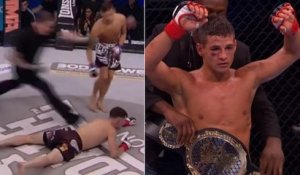 Tom Duquesnoy entre dans l'histoire du BAMMA avec une deuxième ceinture remportée par KO