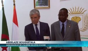 Sénat : Jeannot Ahoussou Kouadio échange avec l'Ambassadeur d'Algérie en Côte d'Ivoire