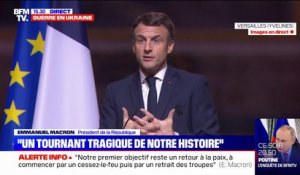 Emmanuel Macron: sans nouvelle stratégie de production, "dans 12-18 mois, l'Europe et l'Afrique seront très profondément déstabilisées sur le plan alimentaire"