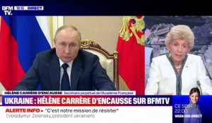 Hélène Carrère d’Encausse: "Cette guerre heurte profondément les Russes"