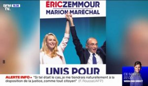 "Unis pour la France": la nouvelle affiche d'Éric Zemmour avec Marion Maréchal