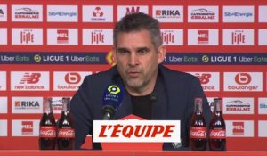Gourvennec : « On n'a pas réussi à emballer le match » - Foot - L1 - Lille
