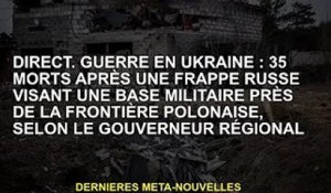 direct. Guerre d'Ukraine : 35 morts après l'attaque par la Russie d'une base militaire près de la fr