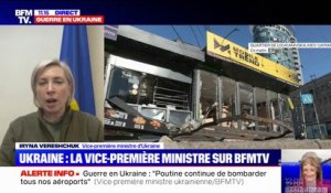 Iryna Vereshchuk, vice-première ministre d'Ukraine: ce que fait l'Europe, "ce n'est pas assez, nous avons besoin de défenses anti-aériennes"