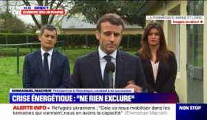 Emmanuel Macron: "Nous allons lancer les démarches diplomatiques visant à offrir une protection" à la journaliste russe Marina Ovsyannikova