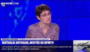 Nathalie Arthaud: "Les travailleurs peuvent arrêter une guerre avec leur mobilisation"