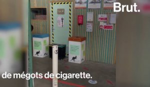 Ils transforment des mégots de cigarette en cendriers