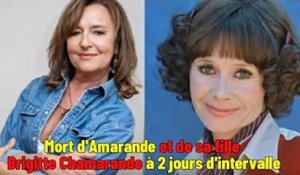 Mort d'Amarande et de sa fille Brigitte Chamarande à 2 jours d'intervalle