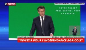 Emmanuel Macron : «Nous pouvons être la première grande nation à sortir de la dépendance au gaz, au pétrole et au charbon»