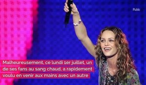 Vanessa Paradis interrompue en plein concert par une bagarre et sa réaction est... parfaite !