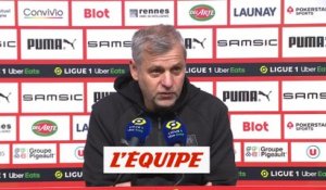 Genesio : «Mes joueurs m'ont agréablement surpris» - Foot - L1 - Rennes