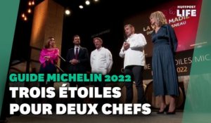 Guide Michelin 2022: voici les nouveaux chefs aux trois étoiles