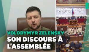 L'intégralité du discours de Volodymyr Zelensky à l'Assemblée nationale et au Sénat français