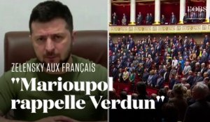 Ce qu'a dit Volodymyr Zelensky devant le Parlement français