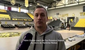 Interview maritima: Rémi Giuitta  coach de Fos Provence Basket avant le Top 8 de la Coupe