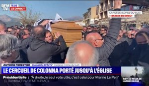 Corse: le cercueil d'Yvan Colonna porté jusqu'à l'église