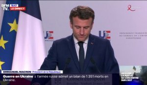 Emmanuel Macron à propos du gaz: "Nous avons décidé que la Commission aurait mandat pour faire de l'achat commun"