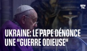 Ukraine: le pape François dénonce une "guerre odieuse"