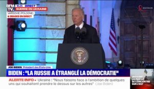 Joe Biden, au peuple ukrainien: "Nous sommes à vos côtés"
