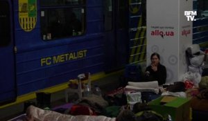 Guerre en Ukraine: à Kharkiv, les stations de métro deviennent des foyers pour les habitants