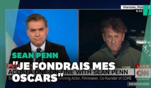 L'acteur Sean Penn promet de "fondre ses Oscars" si Zelensky n'est pas invité à s'exprimer