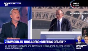 "Ça ne sentait pas la gagne": le "curieux" meeting d'Éric Zemmour au Trocadéro