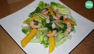 Salade crevettes-mangue-pamplemousse chinois