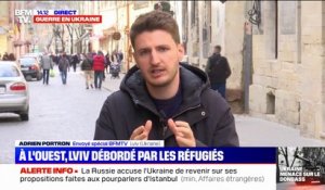 Guerre en Ukraine: à l'ouest, la ville de Lviv est débordée par les réfugiés