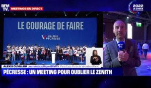 Valérie Pécresse: un nouveau meeting à Paris, pour oublier le Zénith