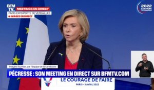 Valérie Pécresse: "La droite, Emmanuel Macron, Marine Le Pen et Éric Zemmour en sont des faussaires"
